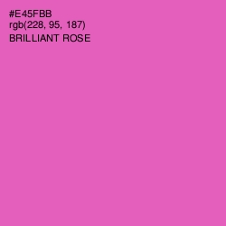 #E45FBB - Brilliant Rose Color Image