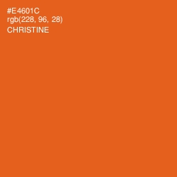 #E4601C - Christine Color Image