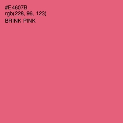 #E4607B - Brink Pink Color Image