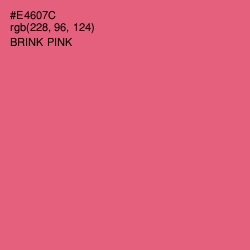 #E4607C - Brink Pink Color Image