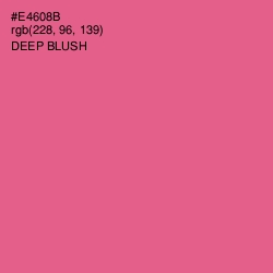 #E4608B - Deep Blush Color Image