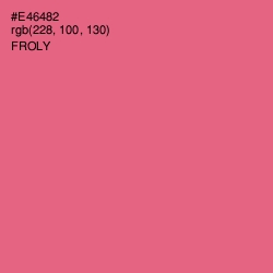 #E46482 - Froly Color Image