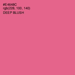 #E4648C - Deep Blush Color Image