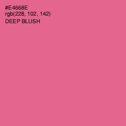 #E4668E - Deep Blush Color Image