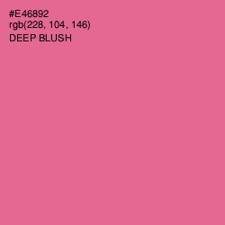 #E46892 - Deep Blush Color Image