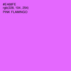 #E468FE - Pink Flamingo Color Image