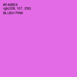 #E46BE6 - Blush Pink Color Image