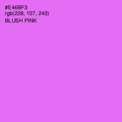 #E46BF3 - Blush Pink Color Image