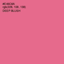 #E46C8A - Deep Blush Color Image