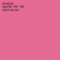 #E46C94 - Deep Blush Color Image