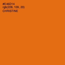 #E46D14 - Christine Color Image