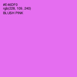 #E46DF0 - Blush Pink Color Image