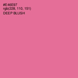 #E46E97 - Deep Blush Color Image