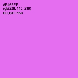 #E46EEF - Blush Pink Color Image