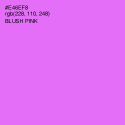 #E46EF8 - Blush Pink Color Image