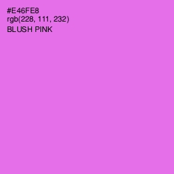 #E46FE8 - Blush Pink Color Image