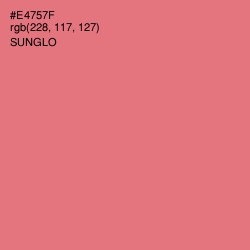 #E4757F - Sunglo Color Image