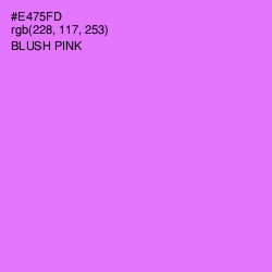 #E475FD - Blush Pink Color Image
