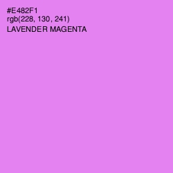 #E482F1 - Lavender Magenta Color Image