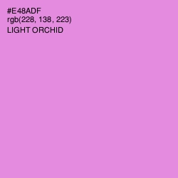 #E48ADF - Light Orchid Color Image