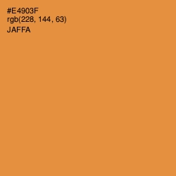 #E4903F - Jaffa Color Image