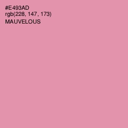 #E493AD - Mauvelous Color Image