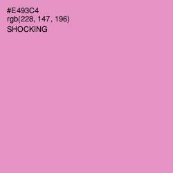 #E493C4 - Shocking Color Image