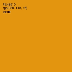 #E49510 - Dixie Color Image
