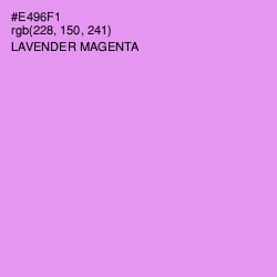 #E496F1 - Lavender Magenta Color Image