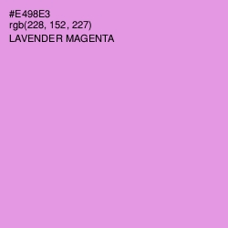 #E498E3 - Lavender Magenta Color Image