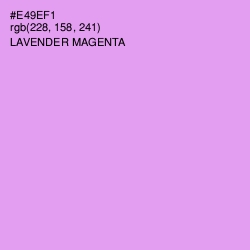 #E49EF1 - Lavender Magenta Color Image