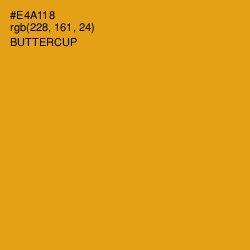 #E4A118 - Buttercup Color Image