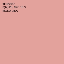 #E4A29D - Mona Lisa Color Image