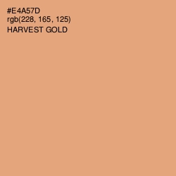 #E4A57D - Harvest Gold Color Image