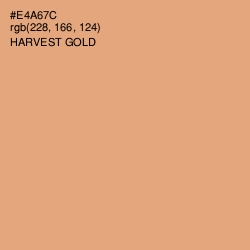 #E4A67C - Harvest Gold Color Image