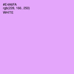 #E4A6FA - Mauve Color Image