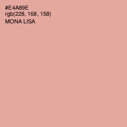 #E4A89E - Mona Lisa Color Image