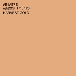 #E4AB7E - Harvest Gold Color Image