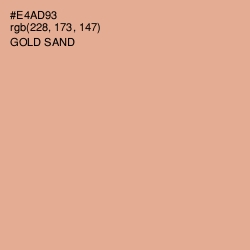 #E4AD93 - Gold Sand Color Image