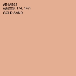 #E4AE93 - Gold Sand Color Image
