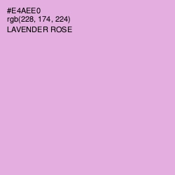 #E4AEE0 - Lavender Rose Color Image