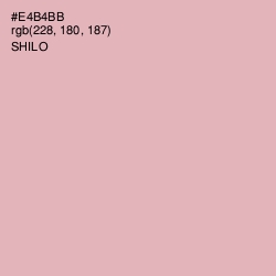 #E4B4BB - Shilo Color Image