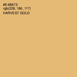 #E4BA75 - Harvest Gold Color Image