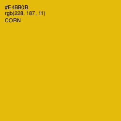 #E4BB0B - Corn Color Image