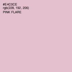 #E4C0CE - Pink Flare Color Image