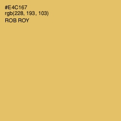 #E4C167 - Rob Roy Color Image