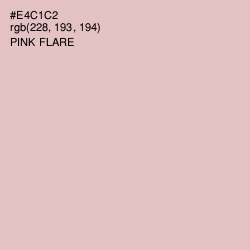 #E4C1C2 - Pink Flare Color Image
