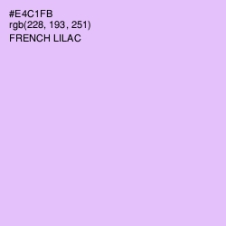 #E4C1FB - French Lilac Color Image