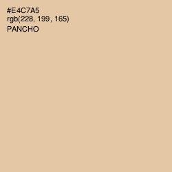 #E4C7A5 - Pancho Color Image
