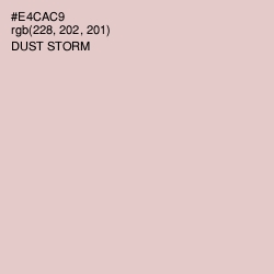 #E4CAC9 - Dust Storm Color Image